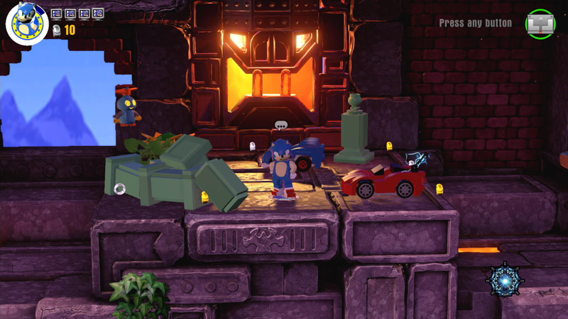 Illustration for article titled Lego Dimensions' Sonic Level Is A Mini Sonic Generations